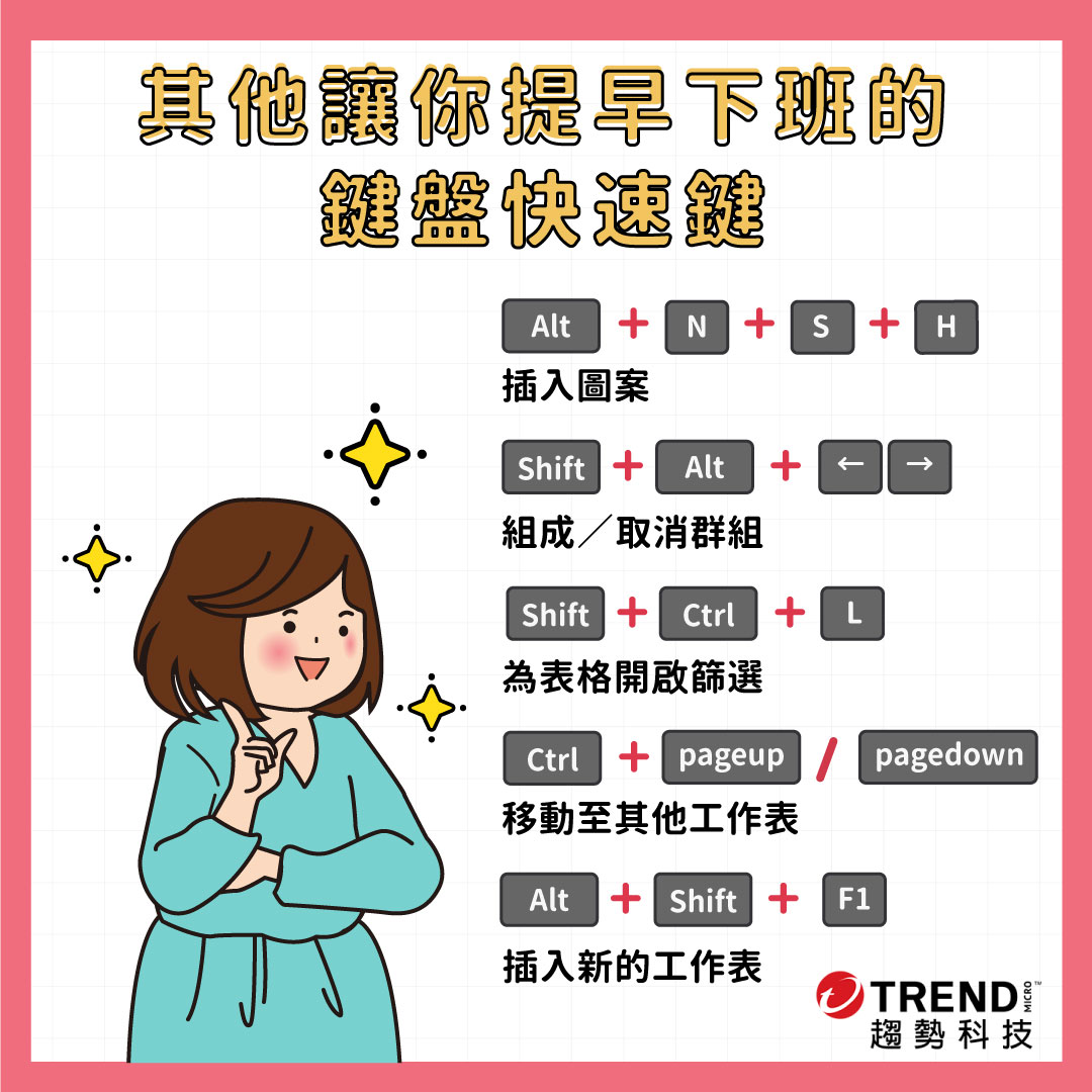 超強Excel 快速鍵,準時下班就靠它！ - 資安趨勢部落格