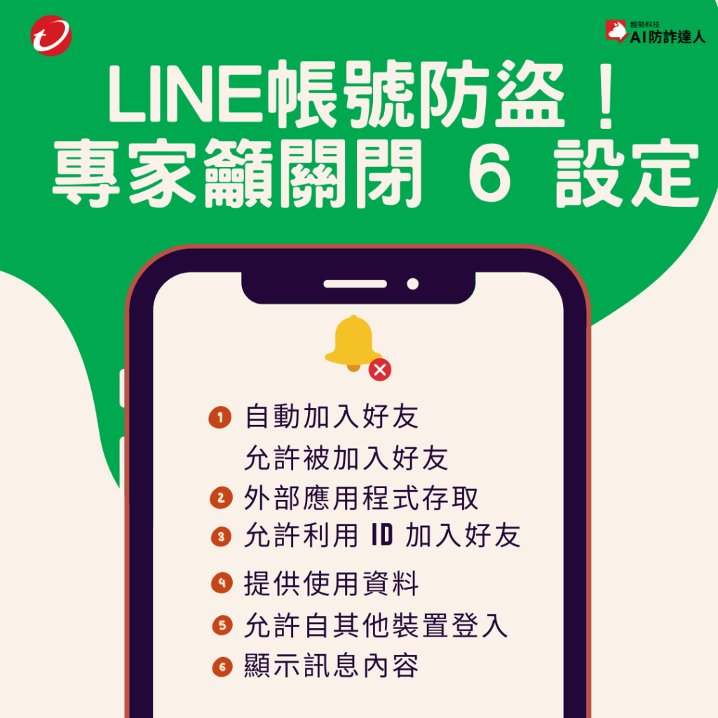 打詐週報》LINE帳號防盜！專家籲關閉六設定，防個資外洩與帳號盜用/  仿效《魷魚遊戲》？中國出現鎖定負債族群的詐騙陷阱/啦啦隊成員短今帳戶突增3900元！銀行急電示警：恐涉詐騙-