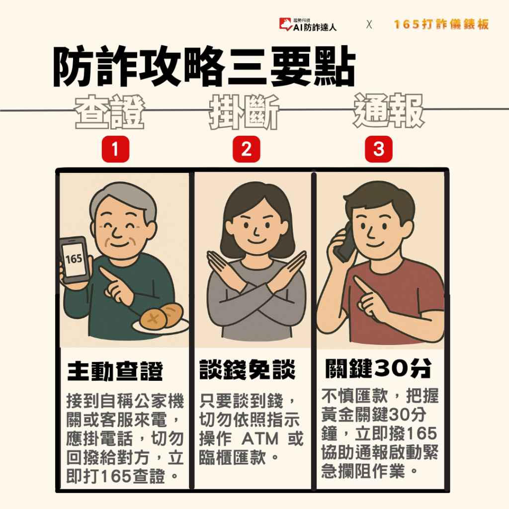 防詐攻略：保護自己，也提醒親友！